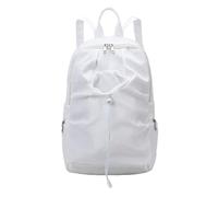 CMZYBBD Zaino Viaggio da Donna in Tessuto Oxford, Sportivo Impermeabile di Grande capacità, Borsa Scuola Leggera-Bianco