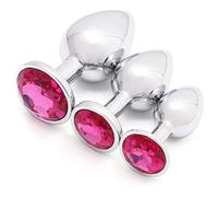CN-3 Delicati Giocattoli in Acciaio inox Di Diverse Dimensioni in Rosa ân&âlṤ Dónna Pl&úg An&àlé bÛ&tt pl&Ûg Am&ǎl pḼ&Ûgs Metalló ân&âl plây pl&ÛgṤ ânâlpl&Ûg Bêginnêr