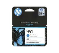 HP 951 Ciano CN050AE, Cartuccia Originale da 535 Pagine, Capacità Standard, Compatibile con Stampanti OfficeJet Pro 251, 276, 8100, 8600, 8610, 8616, 8620, 8640