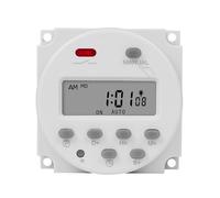 CN101S Interruttore timer ciclo digitale Programmatore settimanale 7 giorni Interruttore timer elettronico Relè temporizzato con conto alla rovescia 12V 24V(220V)