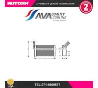 Radiatore Riscaldamento Peugeot 306 - Citroen Xsara - Xantia - ZX