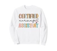 CNA Cert. Assistente Infermieristica Western Leopard Infermiera Boho Felpa