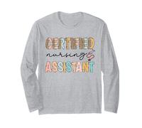 CNA Cert. Assistente Infermieristica Western Leopard Infermiera Boho Maglia a Manica