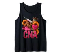 CNA Certified Nursing Assistant Girasole Donne Infermiere Lavoro Canotta