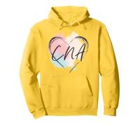 CNA Certified Nursing Assistant - Nurse Heart Pastel Pretty Felpa con Cappuccio