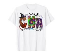 CNA Life - Maglietta per Halloween, Assistente Infermieristico Certificato Maglietta