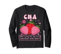 CNA Nurse Life Caring Hands Healing Hearts Maglia a Manica