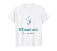 CNA Nursing CNA Il Mio superpotere è compassione e Un Forte Bla Maglietta