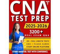 CNA TEST PREP: Complete guide to CNA exam preparation, with study materials in the book and online.