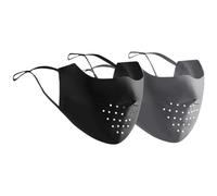 CNAFGBGG 2 Pezzi di Protezione Solare Copertura per la Copertura UV Traspirante UPF 50+ Face per Le Donne Riutilizzabili a Crema Solare per la Protezione con Cerchi Auricolari per Sport ciclistici