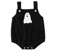 CNAFGBGG Baby Halloween costumi carino Ghost Halloween vestiti per bambini Skin Friendly ＆ traspirante i miei primi 3-6 mesi da ragazza/ragazzo abbigliamento gotico tessuto per di pagliaccio neonat.