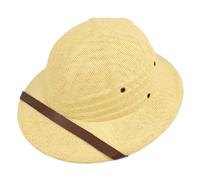 CNAFGBGG Casco midollo, Caschi midollo Portatili Regolabili Anti-Insetti per Uomo, Cappelli da Sole Taglia Unica per Uomo e Donna,