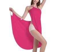 CNAFGBGG Rivestimento Involucro di bambù, Asciugamano Senza Schienale spalmato Spaghetti, Costume da Bagno Lungo, Spiaggia Attorno ad Abiti per Donne l Stile 4.