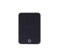CNANRNANC 1 confezione da 1 schermo a LED magnetico controllato da app con suono per testo personalizzato e gif, display luminoso portatile per concerti, discoteche feste, addominali neri