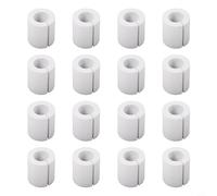 CNANRNANC 16 distanziatori per tende in schiuma da 50 mm e 85 mm, con design a scatto, materiale EVA bianco per aste fino a 4,5 cm di diametro, allineamento tende e decorazione per casa o ufficio