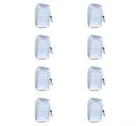CNANRNANC 6 Panni Mop Microfibra per Bissell 1867 Lavapavimenti(8pcs) | 6 compatibili, microfibra assorbente, cattura per polvere e , lavabile in per casa, fissaggio sicuro