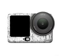 CNANRNANC Adesivi colorati in PVC per fotocamera DJI Action 6, pellicole protettive a copertura completa, decalcomanie resistenti ai graffi con effetto che cambia luce (D)