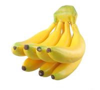 CNANRNANC Banana artificiale, frutta finta in schiuma, modello realistico, accessorio per la decorazione della casa, negozio, esposizione fotografia, composizione natura morta 3 teste (7 teste)
