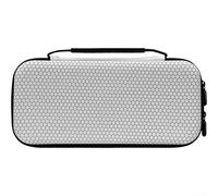 CNANRNANC Custodia portatile per Nintendo Switch 2 (2025) con protezione EVA e 10 slot per cartucce di gioco per una facile organizzazione (bianco)