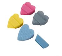 CNANRNANC Fermaporta per pavimenti, protezione antivento nelle case, adatti per diversi tipi di pavimenti, tra cui moquette, legno, piastrelle e superfici in cemento (4 pezzi)