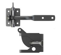 CNANRNANC Heavy Duty cancello serratura autobloccante cancello automatico chiusura inclusa vite automatica, per serratura giardino esterno