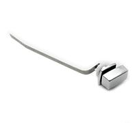 CNANRNANC Maniglia per sciacquone WC, cromata lucida, di ricambio, leva di montaggio lato sinistro in acciaio inox (quadrata)