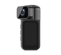 CNANRNANC Mini fotocamera indossabile 4K, ideale per l'azione, per lavoro e viaggi, supporta fino a 128 GB di memoria con design compatto (nero)