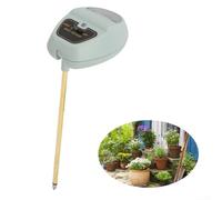 CNANRNANC Misuratore di umidità del tester del suolo 4-in-1 con la misurazione di umidità, pH, luce solare e fertilità che sostiene la regolazione efficace dei nutrienti del suolo e della