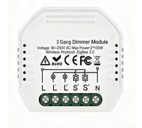 CNANRNANC Modulo interruttore WiFi intelligente con dimmer e telecomando, compatibile con Alexa e Tuya, consente la pianificazione intelligente e la funzionalità di interruttore bidirezionale