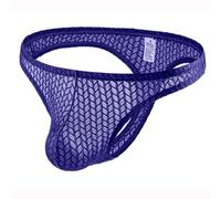 CNANRNANC Mutande Stringa Maschili in Pizzo Respirante Nero | Pizzo per trasparente, design T-Back, vestibilità S-XL, ideale per intimo quotidiano o speciale
