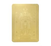 CNANRNANC per carta in Rame Che Kung Tempio per cavallo Drago Portatile(Large-D)