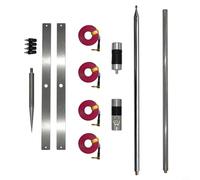 CNANRNANC Per GPTWOPRO Advanced Edition Antenna portatile a onde corte 754 MHz 200 W con scala di frequenza e bobine bilanciate per antenna GP (versione standard)