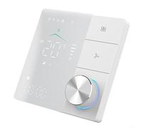 CNANRNANC Per termostato programmabile intelligente con controllo preciso della temperatura ± 1 °C, pianificazione settimanale 5+1+1, pannello senza cornice ultra sottile elegante, compatibile con