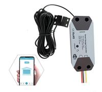 CNANRNANC Per Tuya per Smart Garage Door Controller Wifi, 12-24V Opener con sensore magnetico, avvisi e pianificazione in tempo reale, compatibile con Alexa per domotica