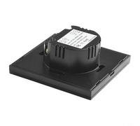 CNANRNANC Per Tuya per Smart Wifi Touch Timer Interruttore 20A per Riscaldatore ad Immersione o Scaldabagno, Pannello in Vetro Temperato, App Remote e Controllo Vocale, Monitoraggio Potenza, Conto