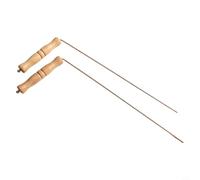 CNANRNANC Professionale Rame Rilevamento Aste Set Con Manico In Legno Per Metropolitana Acqua Metallo Risorsa Posizione Strumenti