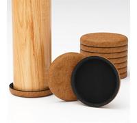 CNANRNANC Protezioni per pavimenti in tessuto non tessuto, 4 pezzi, per gambe dei mobili per ridurre al minimo il rumore e resistere allo scivolamento su superfici dure