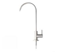 CNANRNANC Purificatore doppio per rubinetto in acciaio inossidabile 304, efficiente, per cucina e uso commerciale, flusso d'acqua commutabile, design compatto, installazione fai da te, resistente alla