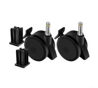 CNANRNANC Set di 2 ruote bloccabili per barbecue a gas Weber, Spirit 2009-2012, Genesis E310, E320, S330, E210, 2007-2016 e Summit 2007-2019, set di 2 con inserti per ruote