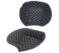 CNANRNANC Set di 2 tappetini per bagagliaio per bagagliaio Shad Sh29 e box laterale 23/36, materiale PU, nero, tappetini superiori e inferiori per viaggi e pendolarismo