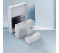 CNANRNANC Set di blocchi di calibro in acciaio da 0,5-100,0 mm per calibrazione e ispezione, elevata durezza per Hrc 64, precisione per officina e metrologia dimensionale(1,05)