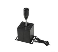 CNANRNANC Simulatore USB Shifter, solido metallo corpo Gear Shifter per Logitech per G29 per G27 per G25 per G920 e T300RS GT fornisce una sensazione operativa costante (6 velocità)