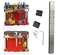 CNANRNANC Supporto per trapano elettrico, estensione per cassetta degli attrezzi, struttura in metallo per riporre in modo organizzato chiavi, cacciaviti e strumenti di misurazione