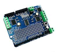 CNANRNANC Tb6612 Motore Shield Stepper Driver Modulo 1.2A Per Canale 3A Peak I2C Controllo Impilabile Design Per Arduino Due Leonardo Per Mega R3 Robotica Progetti