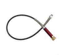 CNANRNANC Tubo flessibile per pompa ad aria, 50 cm, con molla protetta ad alta pressione, con raccordi a innesto rapido, estremità in acciaio M10x1, 4500 PSI