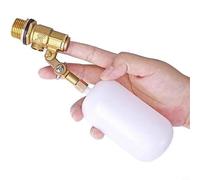 CNANRNANC Valvola a sfera galleggiante regolabile da 1,27 cm, riempimento automatico, umidificatore per serbatoio dell'acqua del bestiame e per stagni, guarnizione a prova di perdite (1 pz)