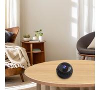 CNANRNANC Wifi per mini telecamera 1080p HD con rilevamento del movimento e infrarossi notte per la sicurezza domestica, ABS nero, compatto 8 x 8 x 3 cm, adatto per baby monitor o baby cam (X10)
