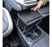 Cnaurda Bracciolo anteriore portaoggetti portaoggetti portaoggetti vassoio portaoggetti interno auto bracciolo anteriore console centrale compatibile con Kia EV3, confezione da 1 (nero B)