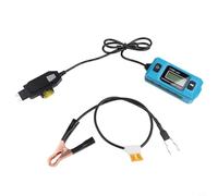 CNBJ-611 - Tester circuito automotive, con display LCD e retroilluminazione blu, intervallo di misurazione 0,01 - 19,99 A per scatole di fusibili, alloggiamento in ABS blu zaffiro incluso (CNBJ-611 +