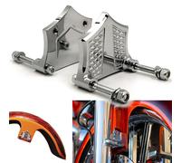 CNC 0.89 " 22.6mm Anteriore FENDER Distanziale Alzata Parafango Supporto Per